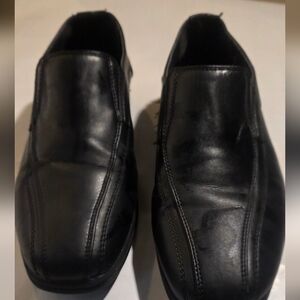 Classic Black Kids Dress Shoes